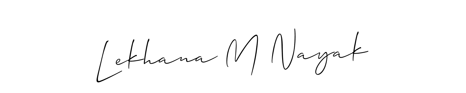 Here are the top 10 professional signature styles for the name Lekhana M Nayak. These are the best autograph styles you can use for your name. Lekhana M Nayak signature style 2 images and pictures png