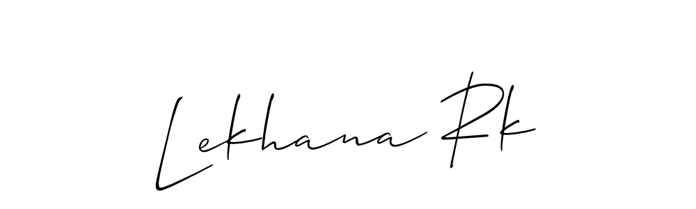 You can use this online signature creator to create a handwritten signature for the name Lekhana Rk. This is the best online autograph maker. Lekhana Rk signature style 2 images and pictures png