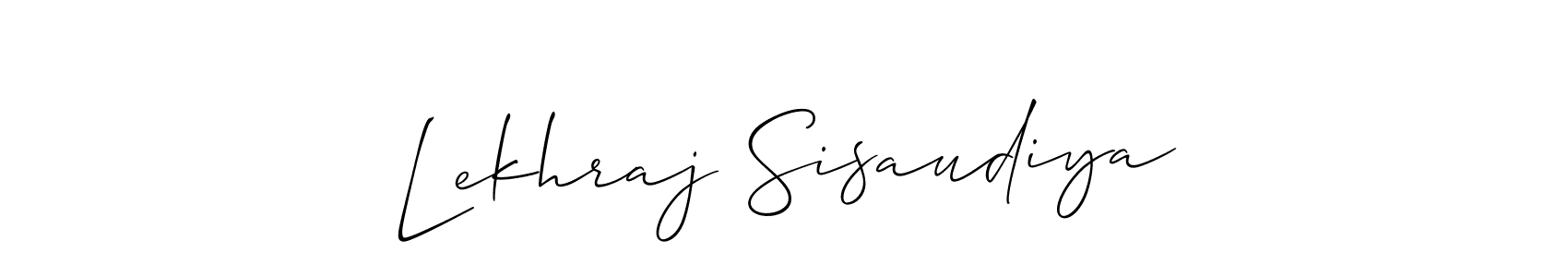 Once you've used our free online signature maker to create your best signature Allison_Script style, it's time to enjoy all of the benefits that Lekhraj Sisaudiya name signing documents. Lekhraj Sisaudiya signature style 2 images and pictures png