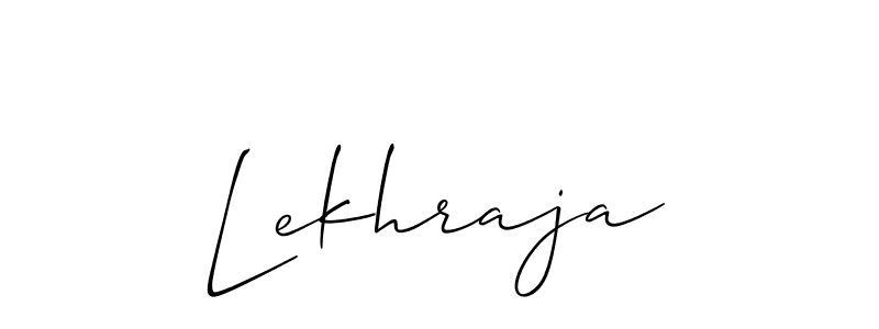 Also we have Lekhraja name is the best signature style. Create professional handwritten signature collection using Allison_Script autograph style. Lekhraja signature style 2 images and pictures png