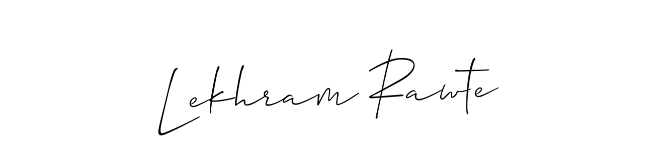 Similarly Allison_Script is the best handwritten signature design. Signature creator online .You can use it as an online autograph creator for name Lekhram Rawte. Lekhram Rawte signature style 2 images and pictures png