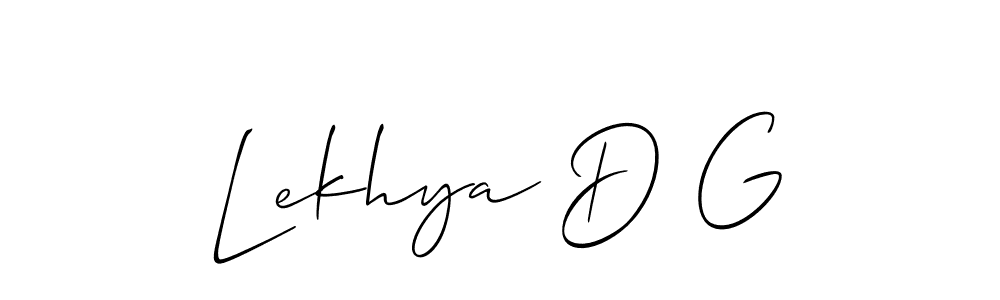 This is the best signature style for the Lekhya D G name. Also you like these signature font (Allison_Script). Mix name signature. Lekhya D G signature style 2 images and pictures png
