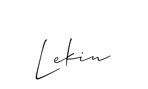 Also we have Lekin name is the best signature style. Create professional handwritten signature collection using Allison_Script autograph style. Lekin signature style 2 images and pictures png