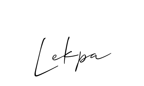 Make a beautiful signature design for name Lekpa. Use this online signature maker to create a handwritten signature for free. Lekpa signature style 2 images and pictures png