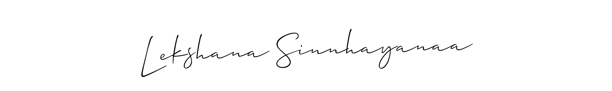 Make a beautiful signature design for name Lekshana Sinnhayanaa. Use this online signature maker to create a handwritten signature for free. Lekshana Sinnhayanaa signature style 2 images and pictures png