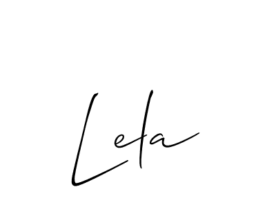 Similarly Allison_Script is the best handwritten signature design. Signature creator online .You can use it as an online autograph creator for name Lela. Lela signature style 2 images and pictures png