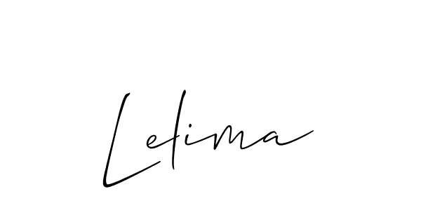 if you are searching for the best signature style for your name Lelima. so please give up your signature search. here we have designed multiple signature styles  using Allison_Script. Lelima signature style 2 images and pictures png