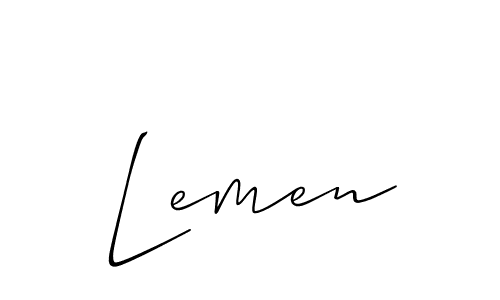 Here are the top 10 professional signature styles for the name Lemen. These are the best autograph styles you can use for your name. Lemen signature style 2 images and pictures png