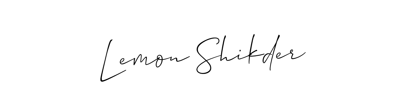 You can use this online signature creator to create a handwritten signature for the name Lemon Shikder. This is the best online autograph maker. Lemon Shikder signature style 2 images and pictures png