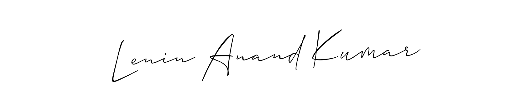 Once you've used our free online signature maker to create your best signature Allison_Script style, it's time to enjoy all of the benefits that Lenin Anand Kumar name signing documents. Lenin Anand Kumar signature style 2 images and pictures png