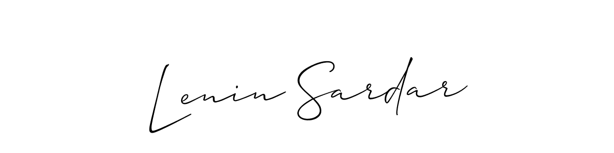 This is the best signature style for the Lenin Sardar name. Also you like these signature font (Allison_Script). Mix name signature. Lenin Sardar signature style 2 images and pictures png