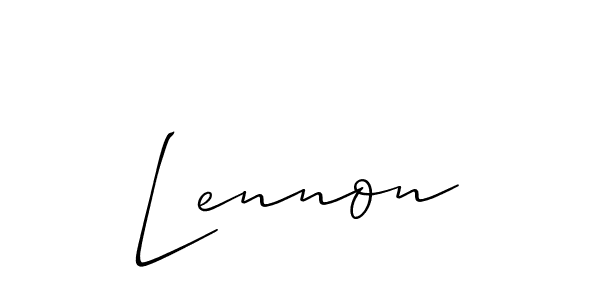 It looks lik you need a new signature style for name Lennon. Design unique handwritten (Allison_Script) signature with our free signature maker in just a few clicks. Lennon signature style 2 images and pictures png