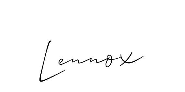 How to Draw Lennox signature style? Allison_Script is a latest design signature styles for name Lennox. Lennox signature style 2 images and pictures png