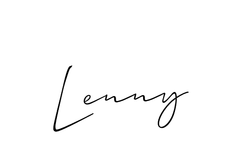 Similarly Allison_Script is the best handwritten signature design. Signature creator online .You can use it as an online autograph creator for name Lenny. Lenny signature style 2 images and pictures png