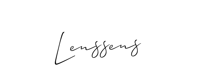 Also You can easily find your signature by using the search form. We will create Lenssens name handwritten signature images for you free of cost using Allison_Script sign style. Lenssens signature style 2 images and pictures png