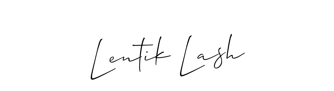 Best and Professional Signature Style for Lentik Lash. Allison_Script Best Signature Style Collection. Lentik Lash signature style 2 images and pictures png