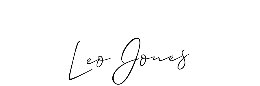 It looks lik you need a new signature style for name Leo Jones. Design unique handwritten (Allison_Script) signature with our free signature maker in just a few clicks. Leo Jones signature style 2 images and pictures png
