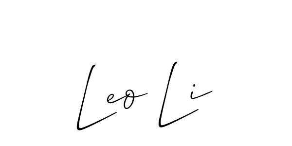 Make a beautiful signature design for name Leo Li. Use this online signature maker to create a handwritten signature for free. Leo Li signature style 2 images and pictures png
