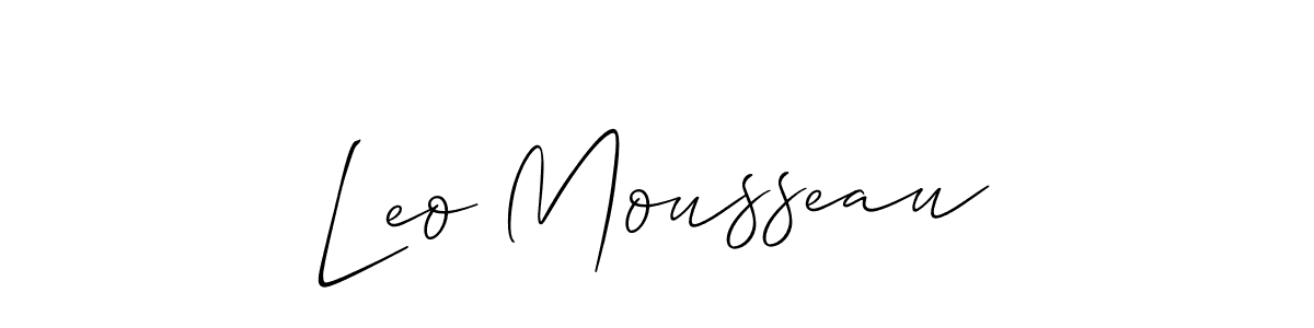 Check out images of Autograph of Leo Mousseau name. Actor Leo Mousseau Signature Style. Allison_Script is a professional sign style online. Leo Mousseau signature style 2 images and pictures png