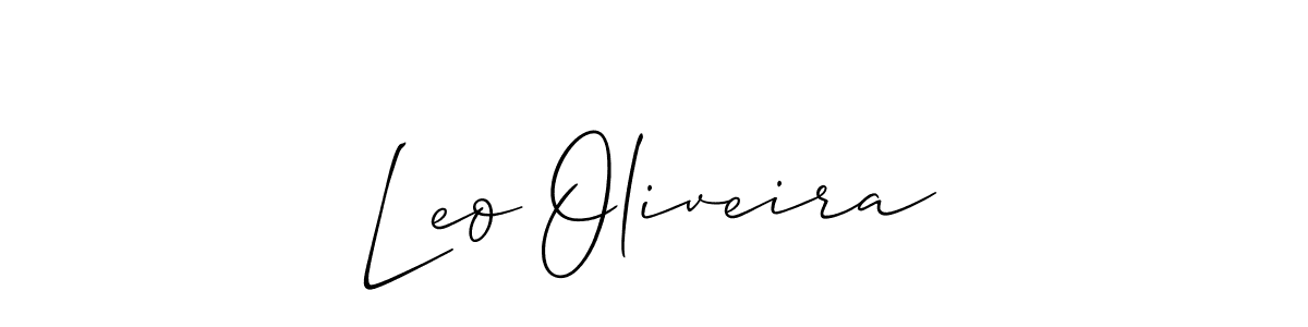 Make a short Leo Oliveira signature style. Manage your documents anywhere anytime using Allison_Script. Create and add eSignatures, submit forms, share and send files easily. Leo Oliveira signature style 2 images and pictures png