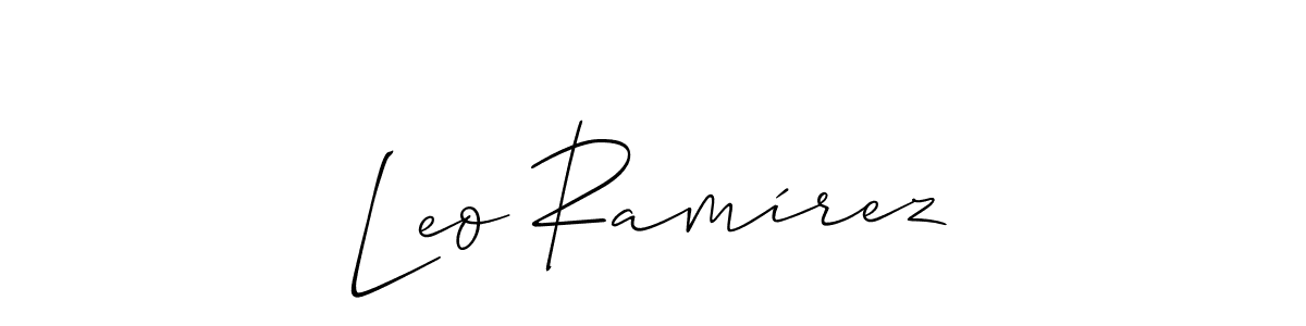 How to Draw Leo Ramírez signature style? Allison_Script is a latest design signature styles for name Leo Ramírez. Leo Ramírez signature style 2 images and pictures png