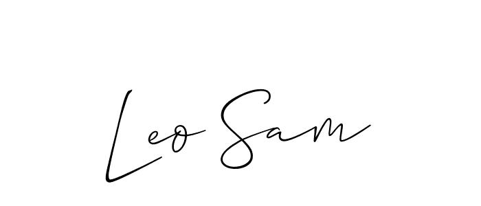 Make a short Leo Sam signature style. Manage your documents anywhere anytime using Allison_Script. Create and add eSignatures, submit forms, share and send files easily. Leo Sam signature style 2 images and pictures png