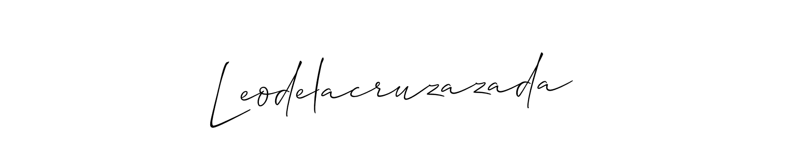 It looks lik you need a new signature style for name Leodelacruzazada. Design unique handwritten (Allison_Script) signature with our free signature maker in just a few clicks. Leodelacruzazada signature style 2 images and pictures png