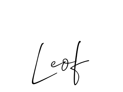 Similarly Allison_Script is the best handwritten signature design. Signature creator online .You can use it as an online autograph creator for name Leof. Leof signature style 2 images and pictures png