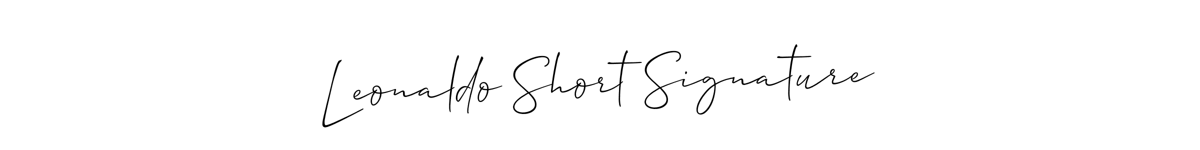 Similarly Allison_Script is the best handwritten signature design. Signature creator online .You can use it as an online autograph creator for name Leonaldo Short Signature. Leonaldo Short Signature signature style 2 images and pictures png