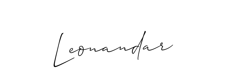 Once you've used our free online signature maker to create your best signature Allison_Script style, it's time to enjoy all of the benefits that Leonandar name signing documents. Leonandar signature style 2 images and pictures png