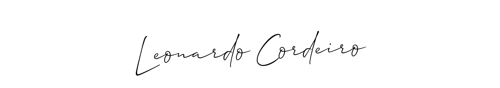 Here are the top 10 professional signature styles for the name Leonardo Cordeiro. These are the best autograph styles you can use for your name. Leonardo Cordeiro signature style 2 images and pictures png