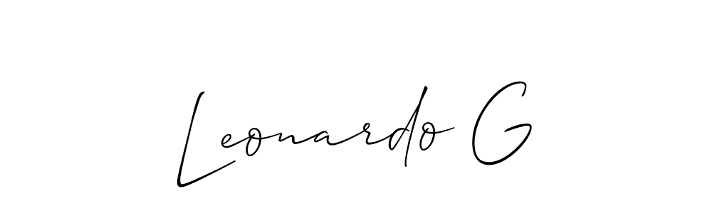 Here are the top 10 professional signature styles for the name Leonardo G. These are the best autograph styles you can use for your name. Leonardo G signature style 2 images and pictures png