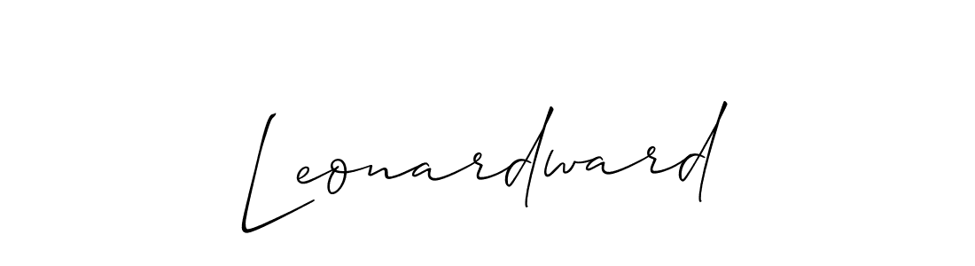 This is the best signature style for the Leonardward name. Also you like these signature font (Allison_Script). Mix name signature. Leonardward signature style 2 images and pictures png