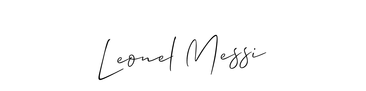 Make a beautiful signature design for name Leonel Messi. With this signature (Allison_Script) style, you can create a handwritten signature for free. Leonel Messi signature style 2 images and pictures png