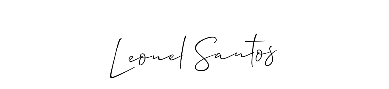 Check out images of Autograph of Leonel Santos name. Actor Leonel Santos Signature Style. Allison_Script is a professional sign style online. Leonel Santos signature style 2 images and pictures png