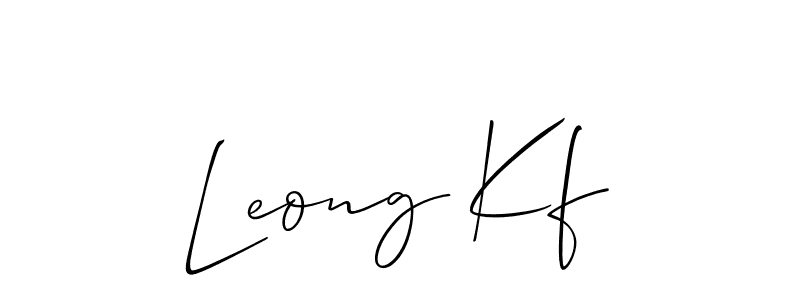 This is the best signature style for the Leong Kf name. Also you like these signature font (Allison_Script). Mix name signature. Leong Kf signature style 2 images and pictures png