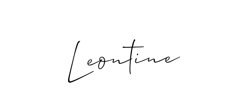 Similarly Allison_Script is the best handwritten signature design. Signature creator online .You can use it as an online autograph creator for name Leontine. Leontine signature style 2 images and pictures png