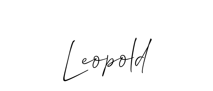 Best and Professional Signature Style for Leopold. Allison_Script Best Signature Style Collection. Leopold signature style 2 images and pictures png