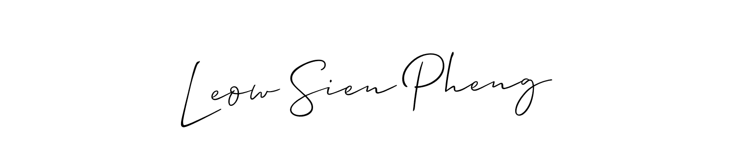 You can use this online signature creator to create a handwritten signature for the name Leow Sien Pheng. This is the best online autograph maker. Leow Sien Pheng signature style 2 images and pictures png