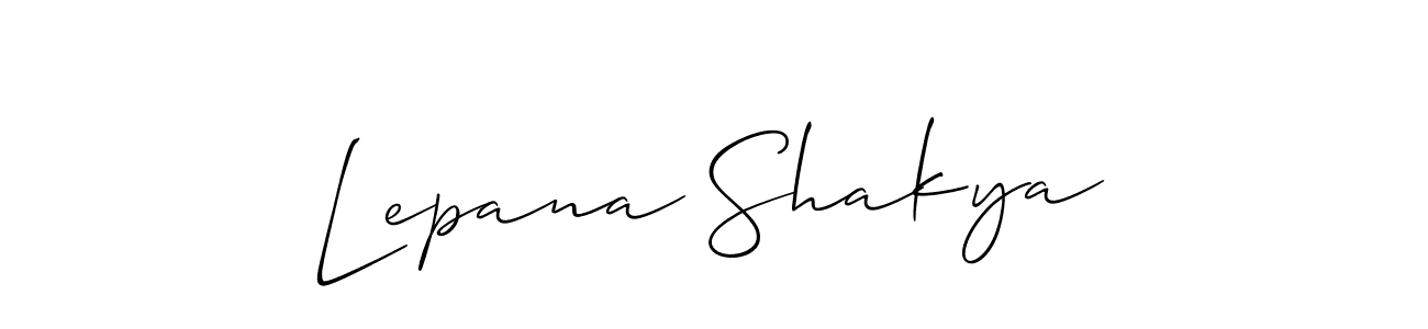 This is the best signature style for the Lepana Shakya name. Also you like these signature font (Allison_Script). Mix name signature. Lepana Shakya signature style 2 images and pictures png
