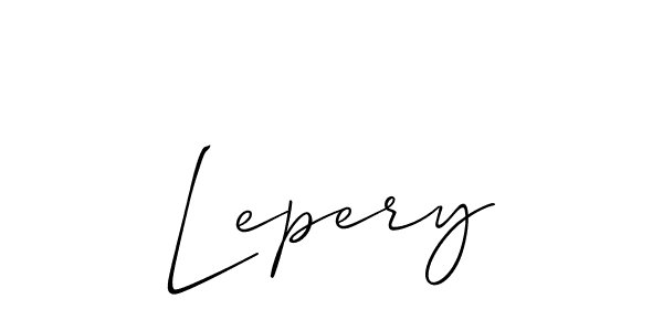 Check out images of Autograph of Lepery name. Actor Lepery Signature Style. Allison_Script is a professional sign style online. Lepery signature style 2 images and pictures png