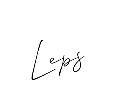 Similarly Allison_Script is the best handwritten signature design. Signature creator online .You can use it as an online autograph creator for name Leps. Leps signature style 2 images and pictures png