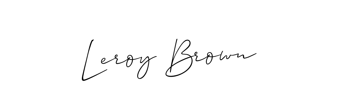 Best and Professional Signature Style for Leroy Brown. Allison_Script Best Signature Style Collection. Leroy Brown signature style 2 images and pictures png