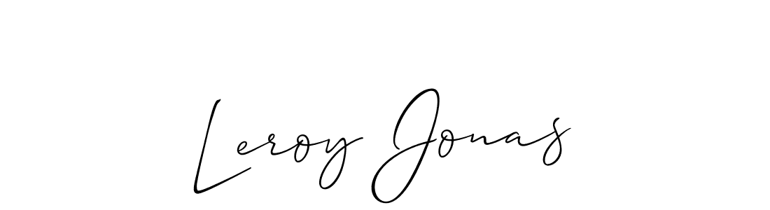 Make a beautiful signature design for name Leroy Jonas. Use this online signature maker to create a handwritten signature for free. Leroy Jonas signature style 2 images and pictures png