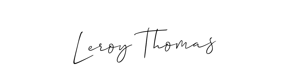 Design your own signature with our free online signature maker. With this signature software, you can create a handwritten (Allison_Script) signature for name Leroy Thomas. Leroy Thomas signature style 2 images and pictures png