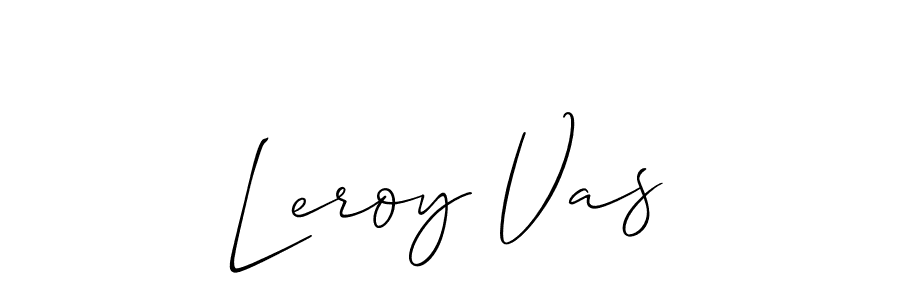 Also we have Leroy Vas name is the best signature style. Create professional handwritten signature collection using Allison_Script autograph style. Leroy Vas signature style 2 images and pictures png