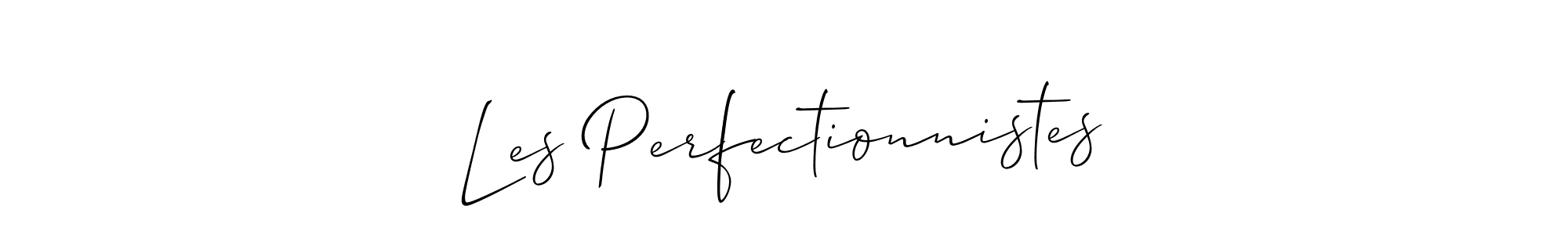 How to make Les Perfectionnistes signature? Allison_Script is a professional autograph style. Create handwritten signature for Les Perfectionnistes name. Les Perfectionnistes signature style 2 images and pictures png