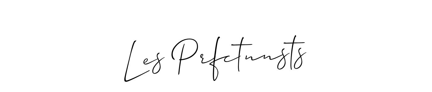 How to make Les Prfctnnsts signature? Allison_Script is a professional autograph style. Create handwritten signature for Les Prfctnnsts name. Les Prfctnnsts signature style 2 images and pictures png