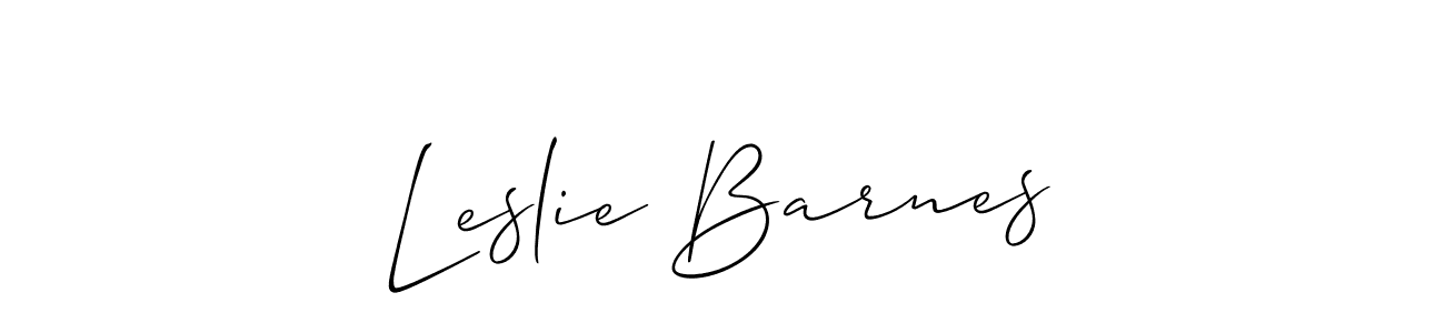 Make a beautiful signature design for name Leslie Barnes. Use this online signature maker to create a handwritten signature for free. Leslie Barnes signature style 2 images and pictures png