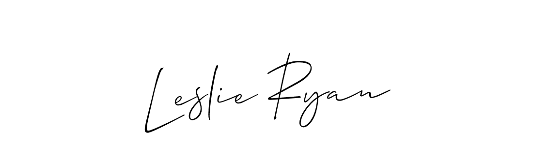 Also we have Leslie Ryan name is the best signature style. Create professional handwritten signature collection using Allison_Script autograph style. Leslie Ryan signature style 2 images and pictures png